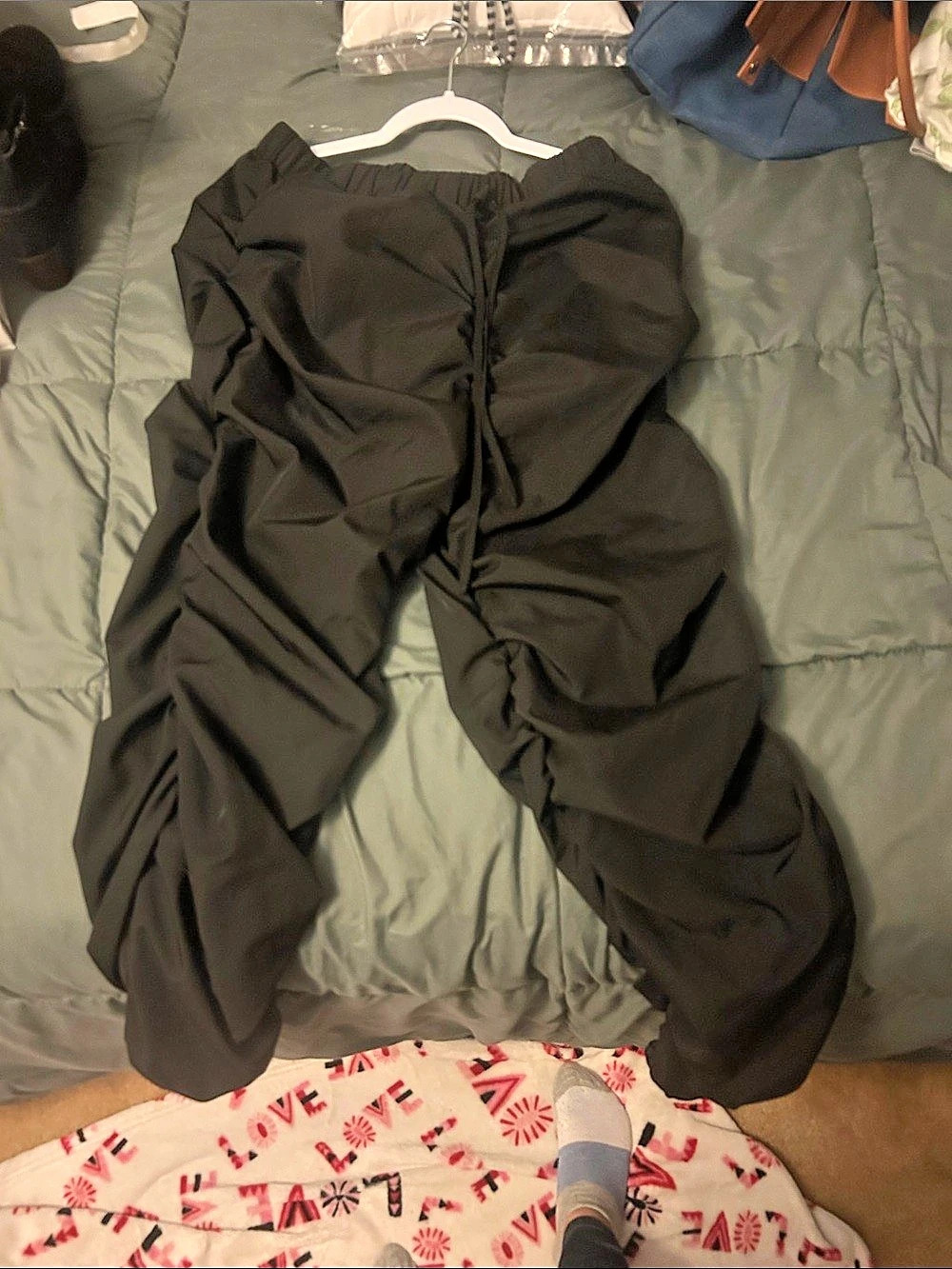 SHEIN Black Ruched Jumpsuit Size Medium Like New